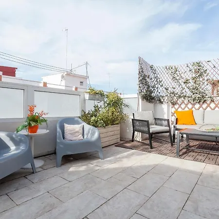 Penthouse On Malvarrosa Beach Apartment